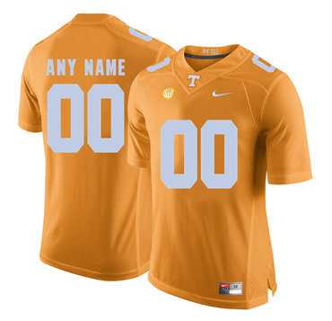 Mens Tennessee Volunteers Orange Customized College Football Jersey